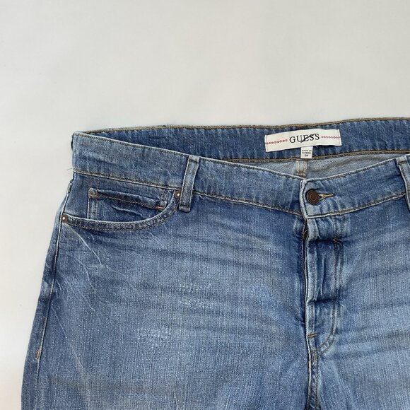 Guess Men's Faded Blue Denim Short Size 38 - Picture 5 of 6